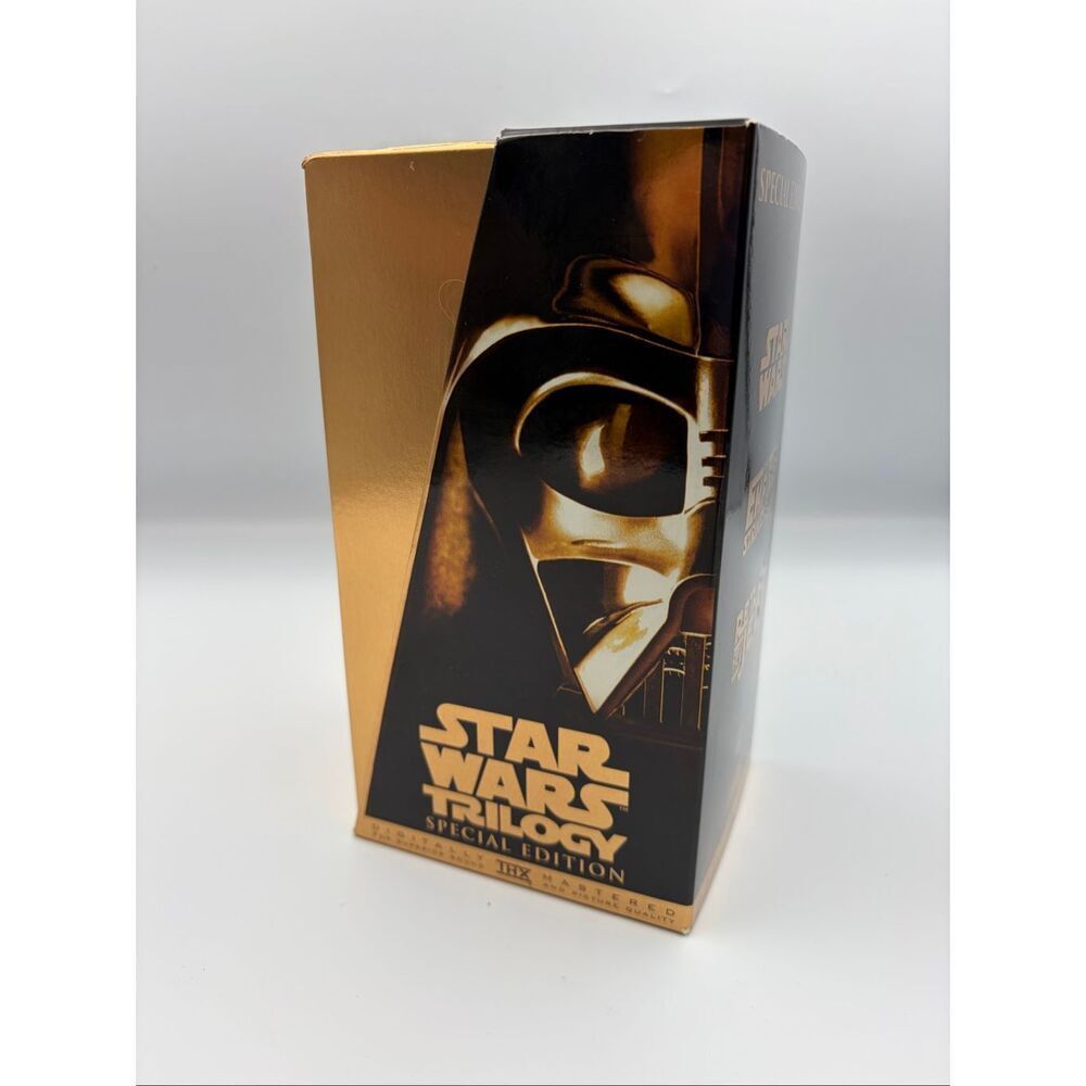 Star Wars Trilogy Special Edition VHS Box Set 1997 THX Gold Collector Set Unused